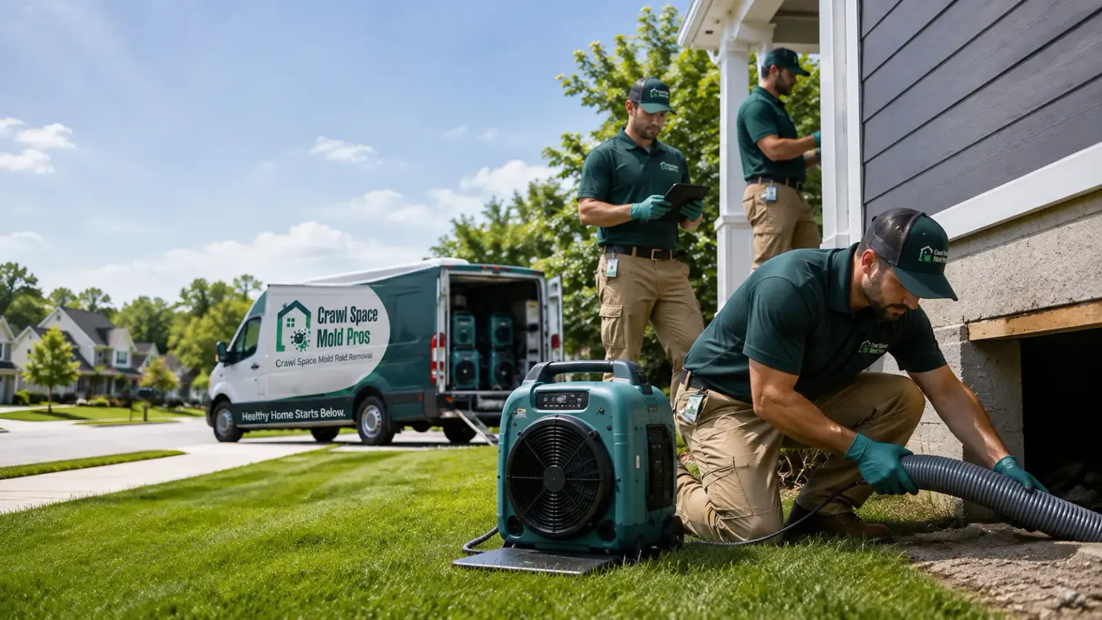 Crawl Space Mold Removal in Brighton, MI